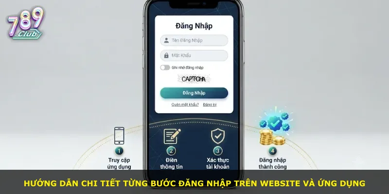 Hướng dẫn chi tiết từng bước đăng nhập trên website và ứng dụng