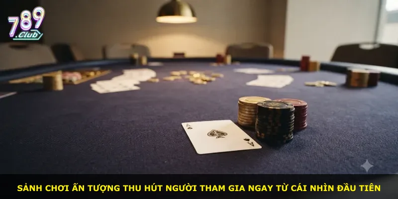 Sảnh chơi ấn tượng thu hút người tham gia ngay từ cái nhìn đầu tiên