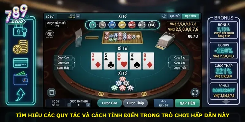 Tìm hiểu các quy tắc và cách tính điểm trong trò chơi hấp dẫn này